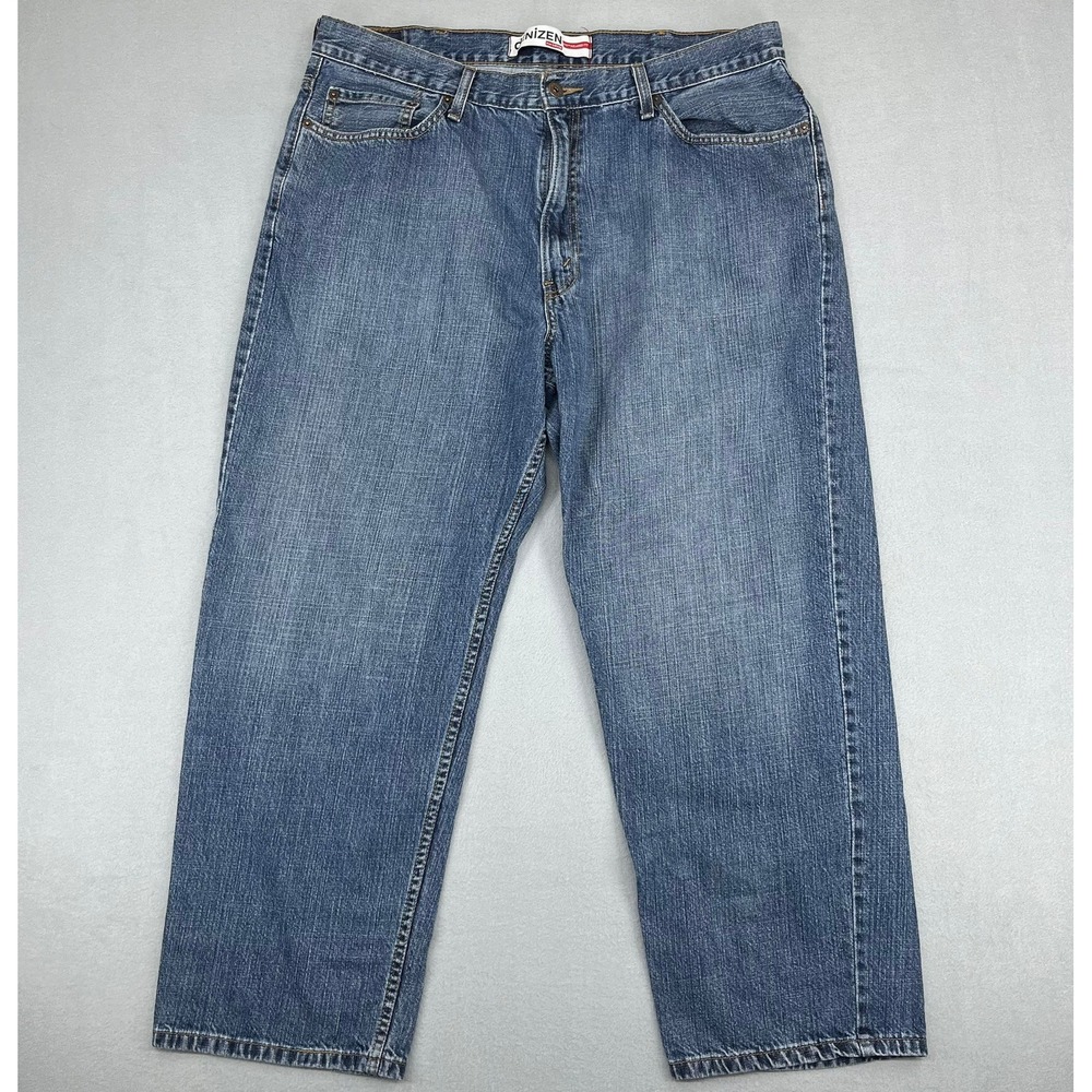 Denizen from Levis 285 Relaxed Fit Mens Jeans Medium Wash Blue 40 100% Cotton